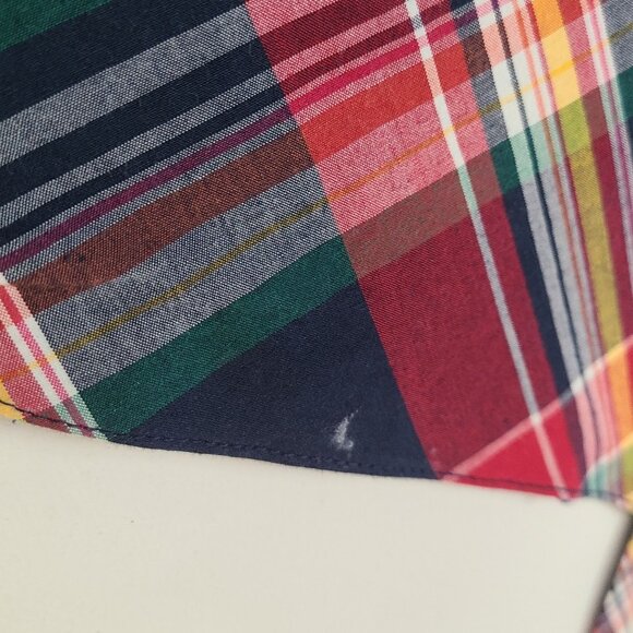 Gymboree Red Plaid Tiered Tiered Dress Womens Medium Holiday - Picture 8 of 10